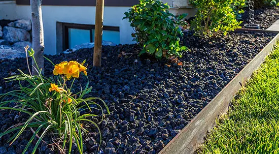 how to clean landscaping rocks