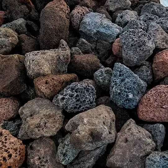 lava rocks for plant drainage